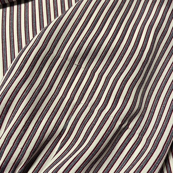 Loft Plus Blouse Pin Stripes Size 18 Keyhole Back - Picture 2 of 16